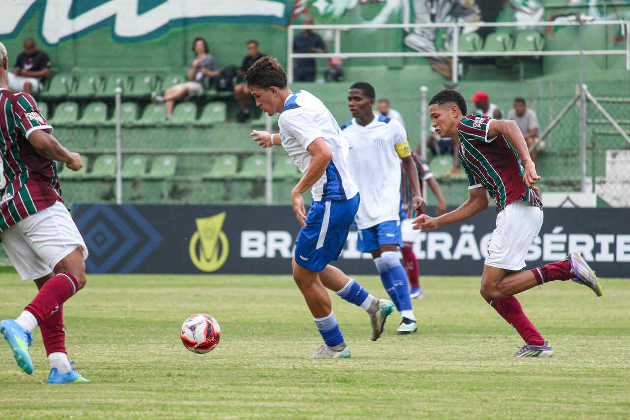 Sub-20 - Fluminense x Avaí - 01/04/2026 Xerém, RJ, Brasil - Estádio Marcelo Vieira. Fluminense enfrenta o Avaí pela 4° rodada do Campeonato Brasieliro sub-20 2026. FOTO: LEONARDO BRASIL/ FLUMINENSE FC