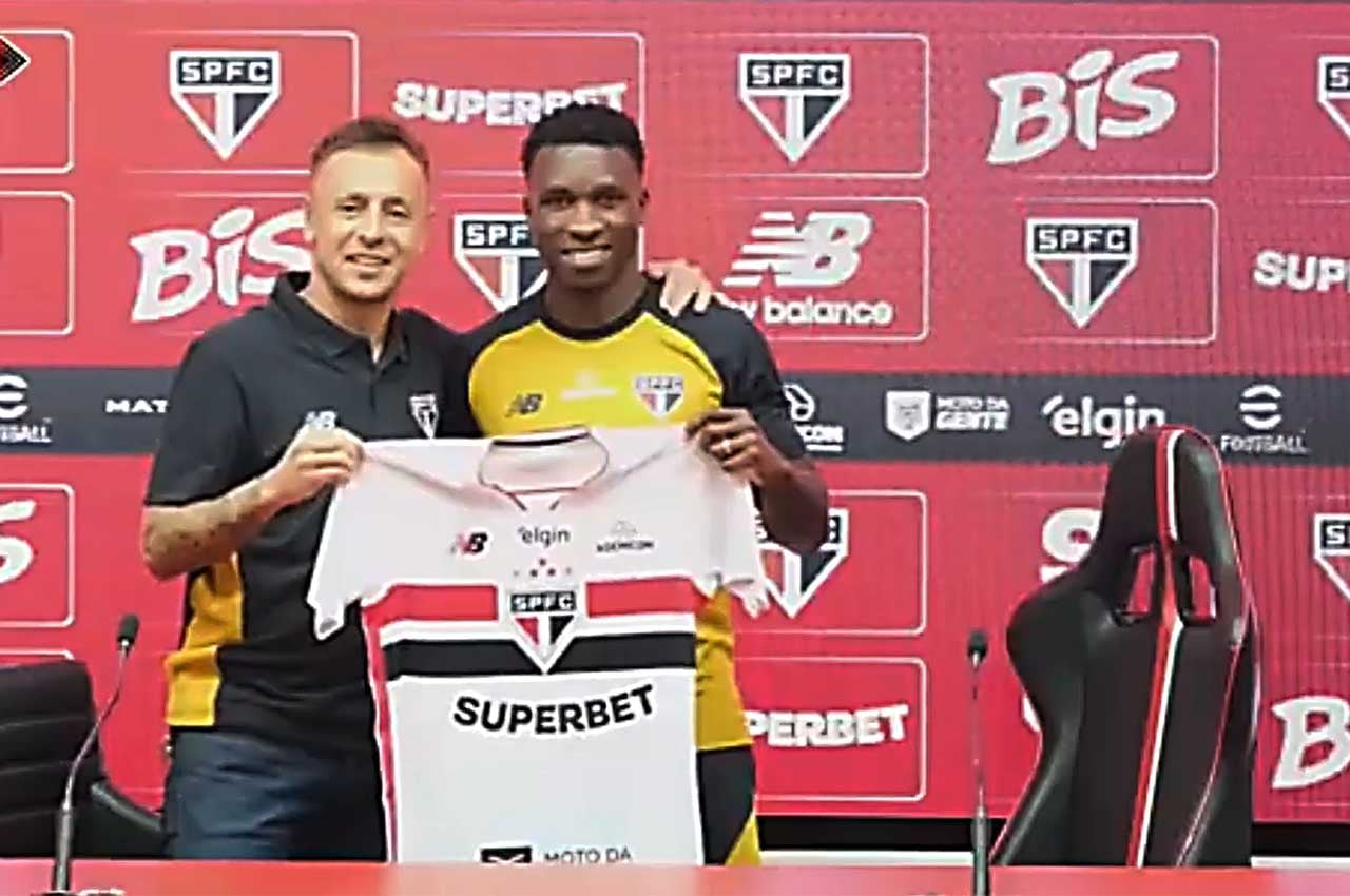 Apresentação de Aurélio Buta no São Paulo - Reprodução de vídeo