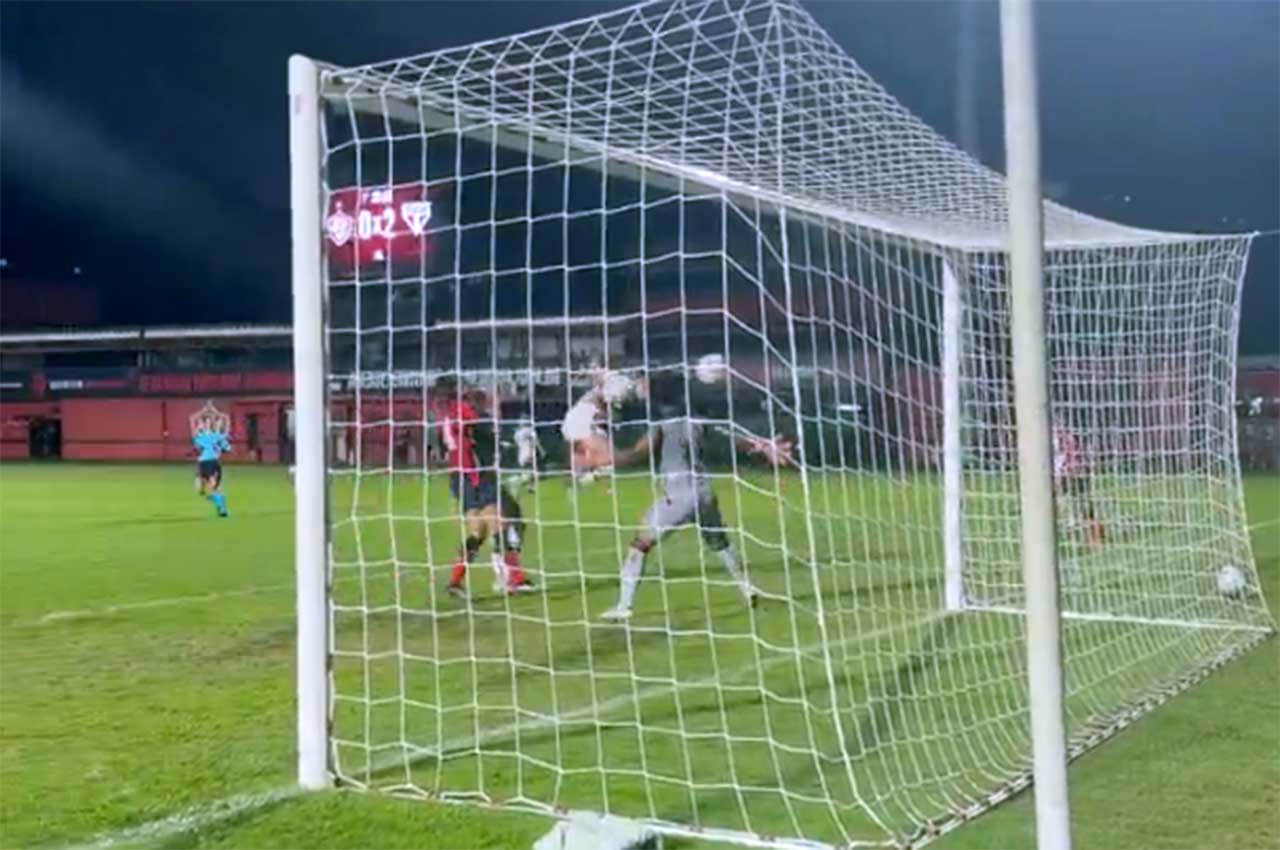 Vitória x São Paulo - Brasileiro Feminino - Reprodução de vídeo/saopaulofc_fem