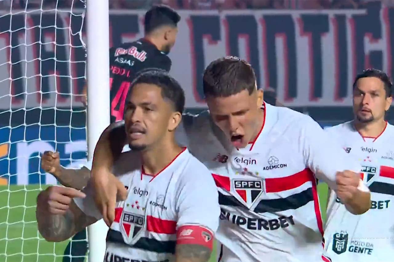 São Paulo x Bragantino - Campeonato Brasileiro - Reprodução de vídeo