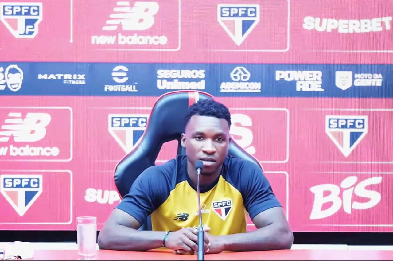 Apresentação de Aurélio Buta no São Paulo - Reprodução de vídeo