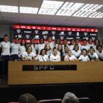 Elenco feminino do São Paulo é apresentado no MorumBis