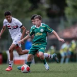 Palmeiras goleia o São Paulo na ida e sai na frente na final do Paulistão sub-13