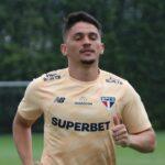 Lesionado, Pablo Maia cita "evolução muito boa" após período em CT da base do São Paulo
