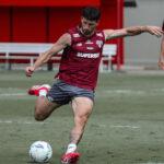 Veja imagens do último treino do São Paulo antes de estreia na Libertadores