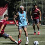 Veja fotos do último treino do São Paulo antes de enfrentar o Cruzeiro