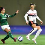 São Paulo marca no fim e vence o Palmeiras pelo Campeonato Brasileiro feminino