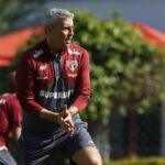 Veja imagens do treino do São Paulo desta segunda-feira