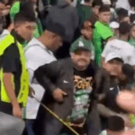 Torcedor do Atlético Nacional faz gestos racistas à torcida do São Paulo; Conmebol investiga