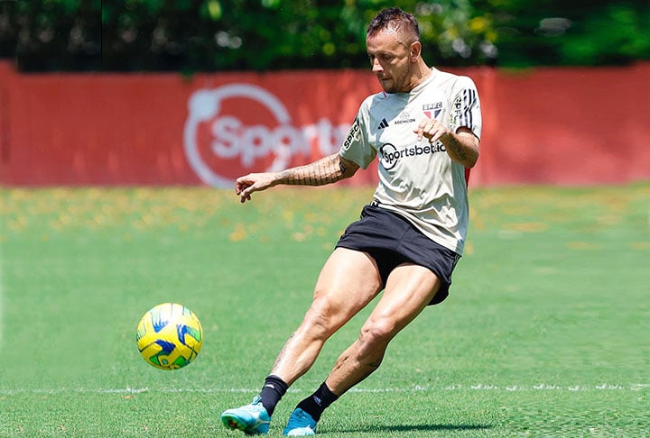 Treino do São Paulo - Rafinha